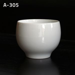 Porseleinen witte Japanse theekom