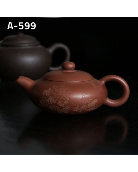 F1 Yixing Mixed Purper Clay Fang Gu Xiao Pin Teapot 100ml