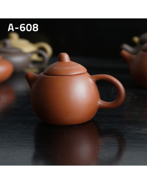 Mini Long Dan (Dragon's Egg) teapot, red clay 