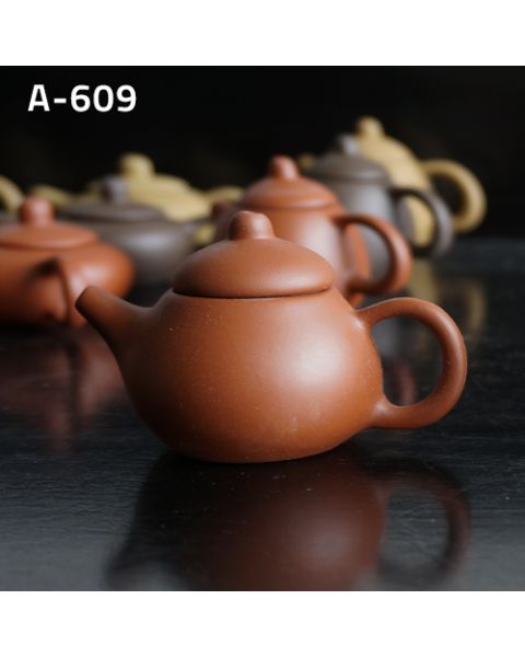 Mini Fang Gu (vintage stij) teapot, rode klei 
