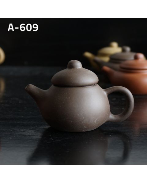 Mini Fang Gu (vintage stij) teapot, black clay 